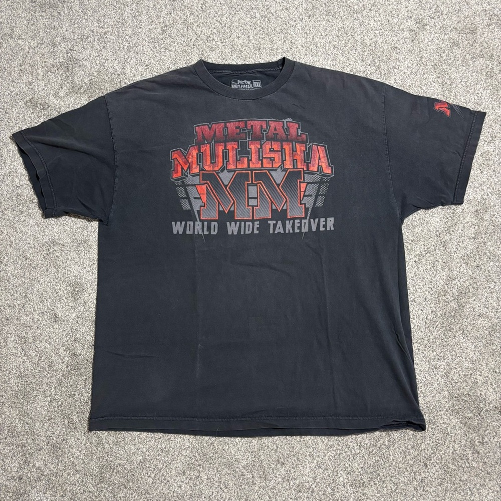 Y2K Metal Mulisha Word Wide Takeover T Shirt